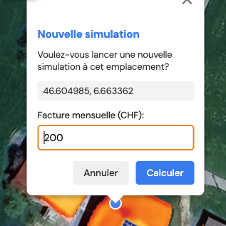 Visitors enter an address on your site